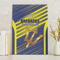 Barbados Football Canvas Wall Art Go Champions Bajan Tridents