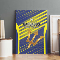 Barbados Football Canvas Wall Art Go Champions Bajan Tridents