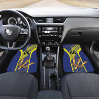 Barbados Football Car Mats Go Champions Bajan Tridents