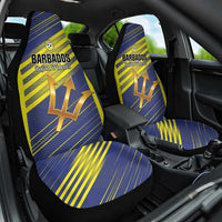 Barbados Football Car Seat Cover Go Champions Bajan Tridents