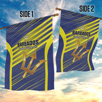 Barbados Football Garden Flag Go Champions Bajan Tridents