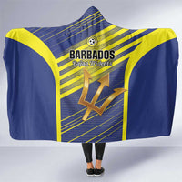 Barbados Football Hooded Blanket Go Champions Bajan Tridents