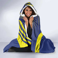 Barbados Football Hooded Blanket Go Champions Bajan Tridents