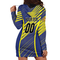Custom Barbados Football Hoodie Dress Go Champions Bajan Tridents