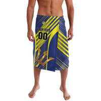 Custom Barbados Football Lavalava Go Champions Bajan Tridents