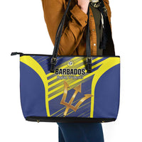 Barbados Football Leather Tote Bag Go Champions Bajan Tridents