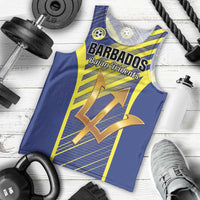 Custom Barbados Football Men Tank Top Go Champions Bajan Tridents