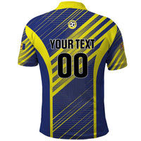 Custom Barbados Football Polo Shirt Go Champions Bajan Tridents