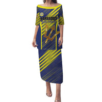 Custom Barbados Football Puletasi Go Champions Bajan Tridents