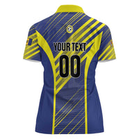 Custom Barbados Football Women Polo Shirt Go Champions Bajan Tridents