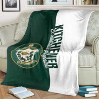 Personalised Canada Kitchener Blanket Ex Industria Prosperitas
