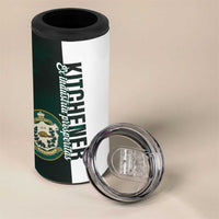 Personalised Canada Kitchener 4 in 1 Can Cooler Tumbler Ex Industria Prosperitas