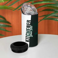 Personalised Canada Kitchener 4 in 1 Can Cooler Tumbler Ex Industria Prosperitas