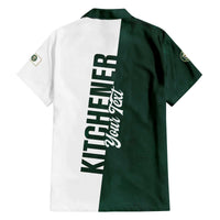 Personalised Canada Kitchener Family Matching Off The Shoulder Long Sleeve Dress and Hawaiian Shirt Ex Industria Prosperitas