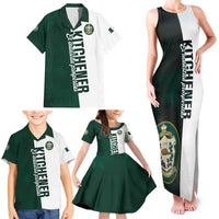 Personalised Canada Kitchener Family Matching Tank Maxi Dress and Hawaiian Shirt Ex Industria Prosperitas