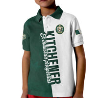 Personalised Canada Kitchener Kid Polo Shirt Ex Industria Prosperitas