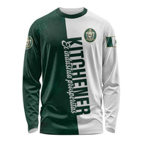 Personalised Canada Kitchener Long Sleeve Shirt Ex Industria Prosperitas