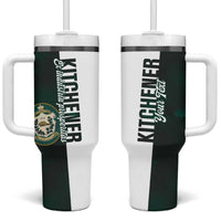 Personalised Canada Kitchener Tumbler With Handle Ex Industria Prosperitas