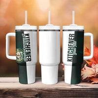 Personalised Canada Kitchener Tumbler With Handle Ex Industria Prosperitas