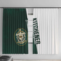Personalised Canada Kitchener Window Curtain Ex Industria Prosperitas