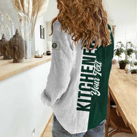 Personalised Canada Kitchener Women Casual Shirt Ex Industria Prosperitas