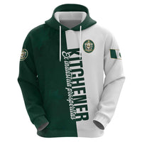 Personalised Canada Kitchener Zip Hoodie Ex Industria Prosperitas