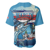 Personalized Costa Rica Blue Marlin Fishing Baseball Jersey 2026 Season