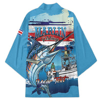 Personalized Costa Rica Blue Marlin Fishing Kimono 2026 Season
