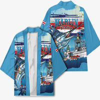 Personalized Costa Rica Blue Marlin Fishing Kimono 2026 Season