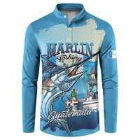 Personalized Guatemala Blue Marlin Fishing Button Sweatshirt 2026 Season