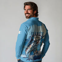 Personalized Guatemala Blue Marlin Fishing Long Sleeve Polo Shirt 2026 Season