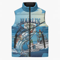Personalized Guatemala Blue Marlin Fishing Sleeveless Puffer Jacket 2026 Season