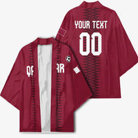 Custom Qatar 2026 World Football Kimono Maroon Version