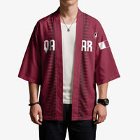 Custom Qatar 2026 World Football Kimono Maroon Version