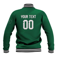 Custom Saudi Arabia 2026 World Football Baseball Jacket Arabian Green Falcons