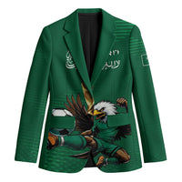 Custom Saudi Arabia 2026 World Football Blazer Arabian Green Falcons