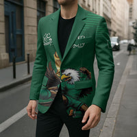 Custom Saudi Arabia 2026 World Football Blazer Arabian Green Falcons