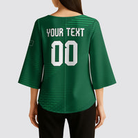 Custom Saudi Arabia 2026 World Football Kimono Sleeve Blouse Arabian Green Falcons