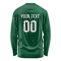 Custom Saudi Arabia 2026 World Football Long Sleeve Shirt Arabian Green Falcons