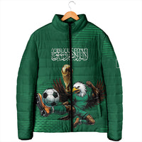 Custom Saudi Arabia 2026 World Football Padded Jacket Arabian Green Falcons
