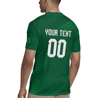 Custom Saudi Arabia 2026 World Football Rugby Jersey Arabian Green Falcons