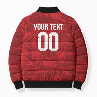 Custom South Korea 2026 World Football Bomber Puffer Jacket Taegeuk Warriors