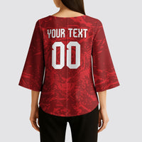 Custom South Korea 2026 World Football Kimono Sleeve Blouse Taegeuk Warriors