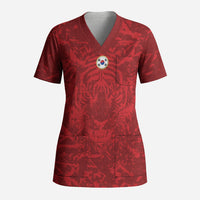 Custom South Korea 2026 World Football Scrub Top Taegeuk Warriors