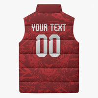Custom South Korea 2026 World Football Sleeveless Puffer Jacket Taegeuk Warriors