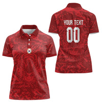 Custom South Korea 2026 World Football Women Polo Shirt Taegeuk Warriors