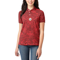 Custom South Korea 2026 World Football Women Polo Shirt Taegeuk Warriors
