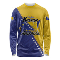 Personalised Bosnia and Herzegovina 2026 Long Sleeve Shirt Already in America