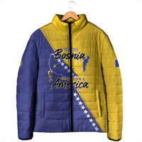 Personalised Bosnia and Herzegovina 2026 Padded Jacket Already in America