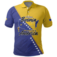Personalised Bosnia and Herzegovina 2026 Polo Shirt Already in America